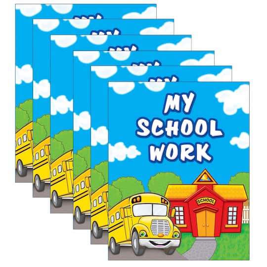 Teacher Created Resources My School Work Pocket Folder, 6ct.